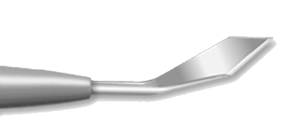 Cuchillete corte Faco 3.00 mm, angulado con bisel arriba, protección de hoja, desechable