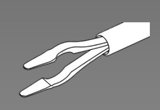 Pinza Retinal PRO-GRIP de 23G ACTU8 TALON, Desechable