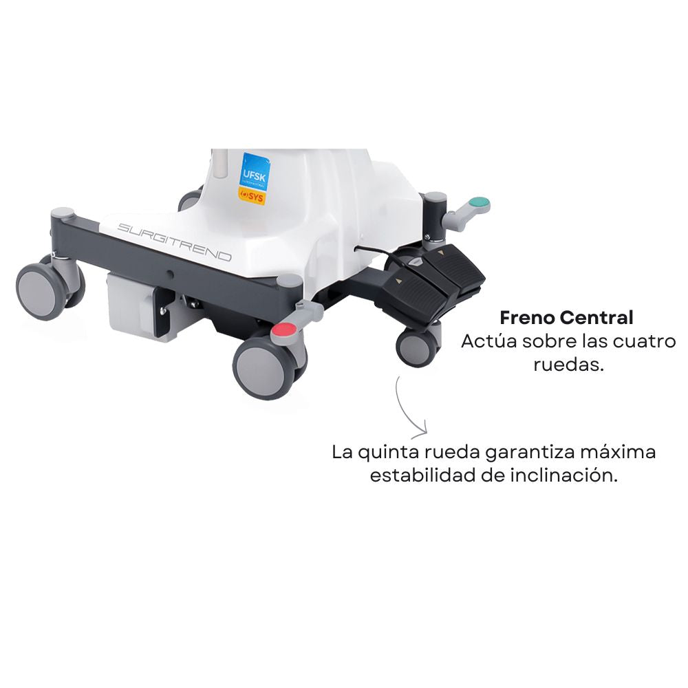 Sillón para cirujano, eléctrico, línea Performance, con descansabrazos y asiento comfortable, UFSK