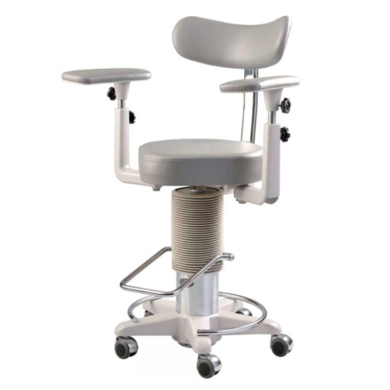 Sillón para cirujano hidráulico con descansabrazos