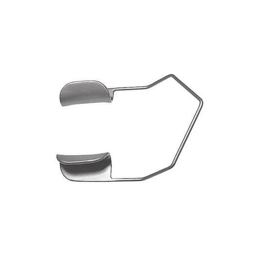 Blefaróstato Barraquer, Pediátrico con placa de 11 mm de ancho, acero inoxidable