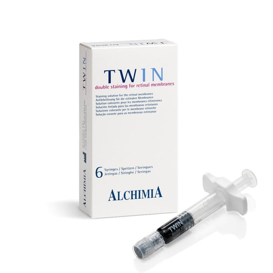 Tinte compuesto por Blulife y Azul de tripano para la tinción de la ILM Y ERM, Twin jeringa 0.7 ml