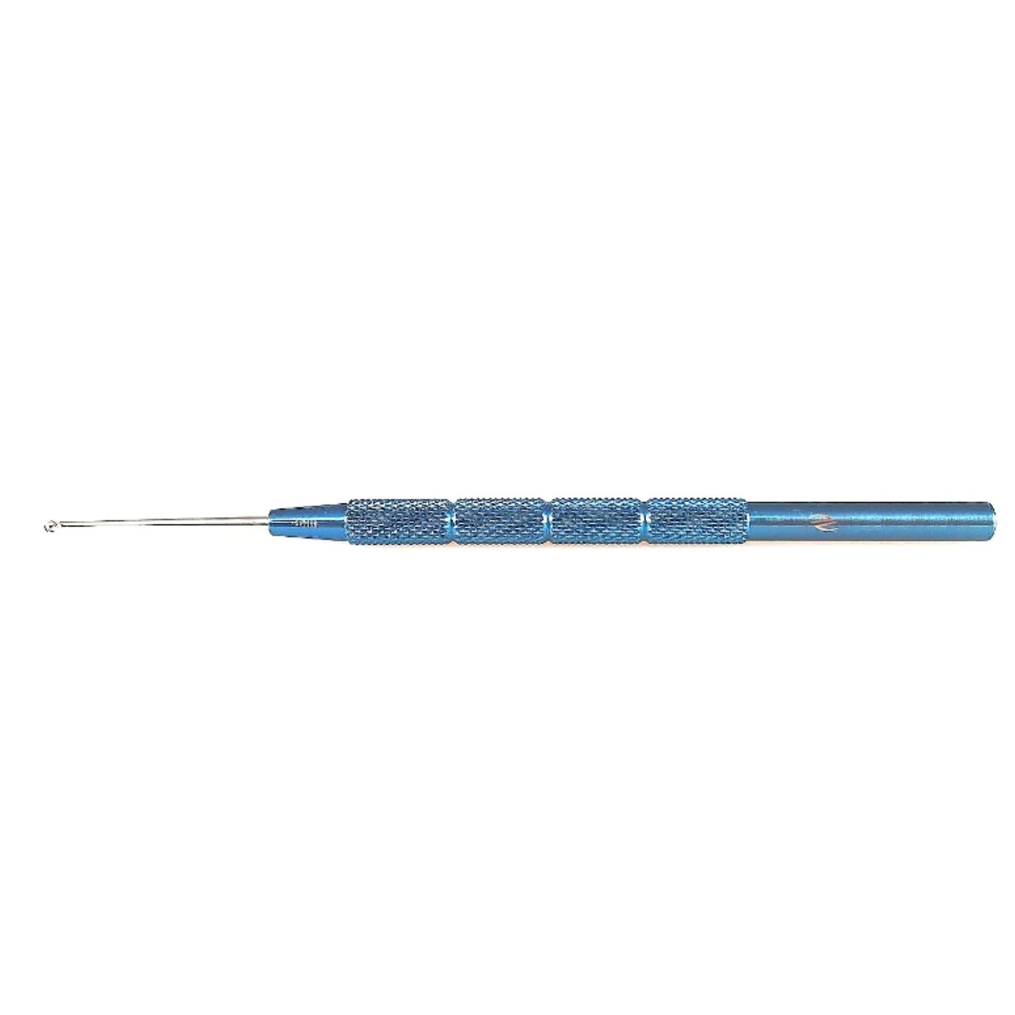 Cureta de chalazion Meyerhoefer, 1.5 D, 120 mm, titanio/acero inoxidable