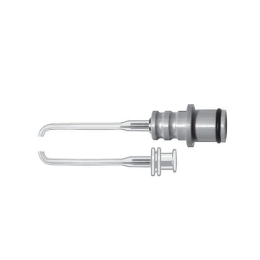 Tapón para aspiración de viscoelástico con tubo de conexión, para jeringa de 10ml