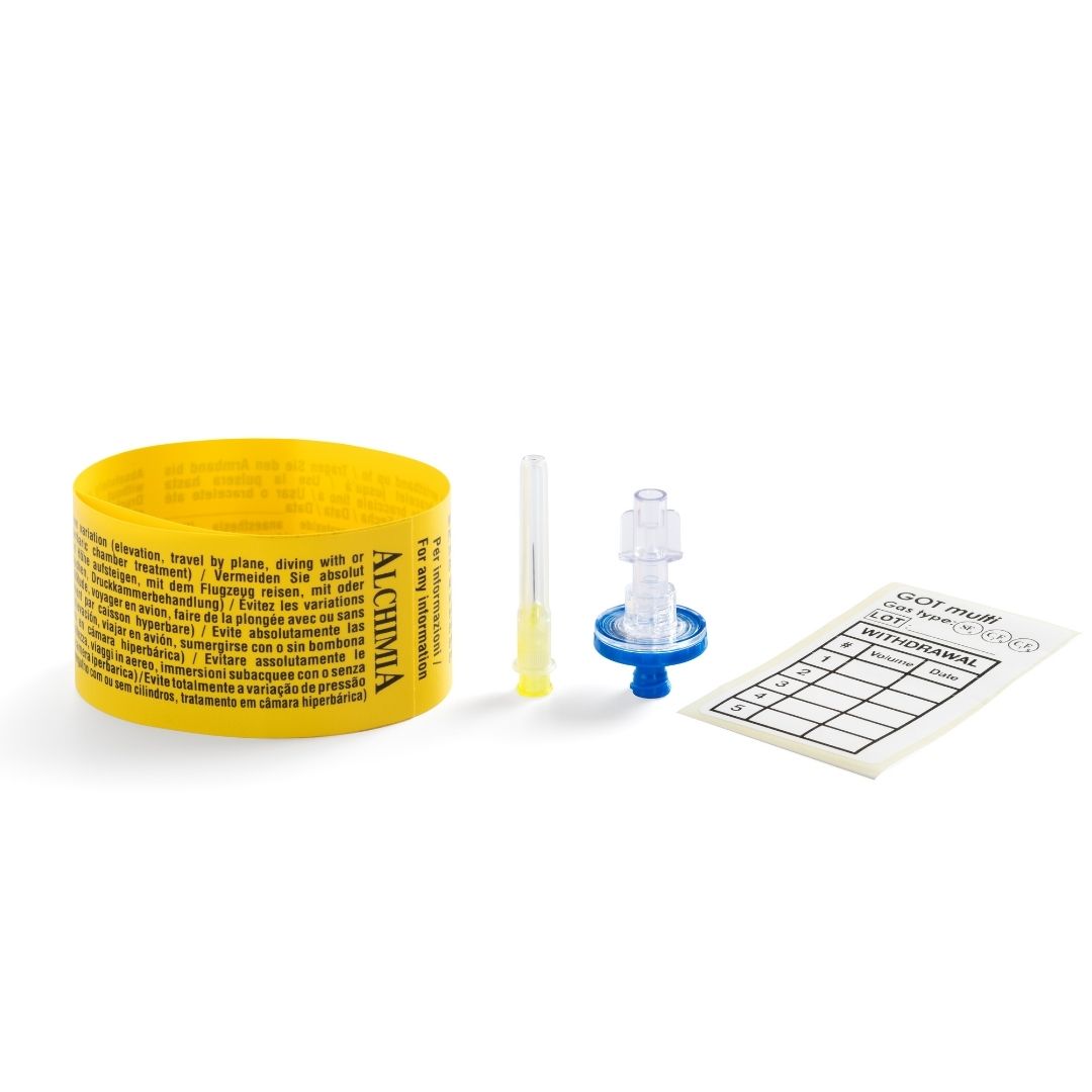 Gas hexafluoroetano para taponamiento intraocular, GOT Multi C2F6, cilindro 75 ml