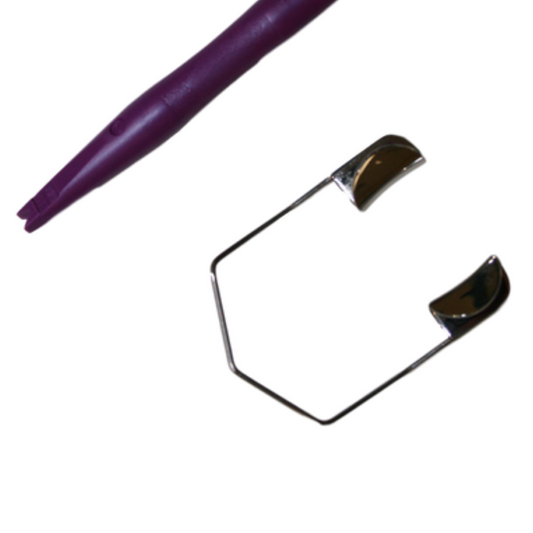 Kit básico de inyección intravítrea, Blefarostato para adulto y marcador escleral, estéril