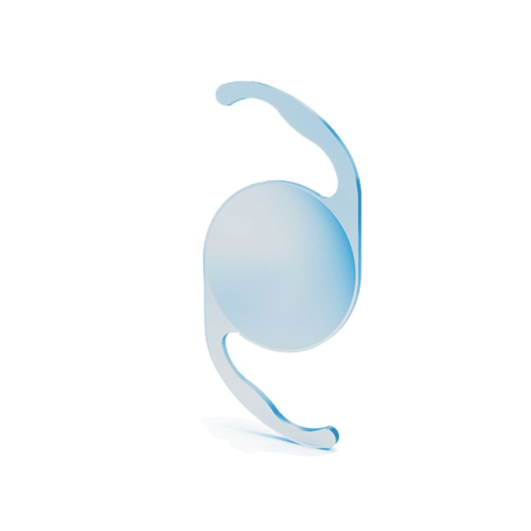 Lente intraocular flexible precargado de cámara posterior