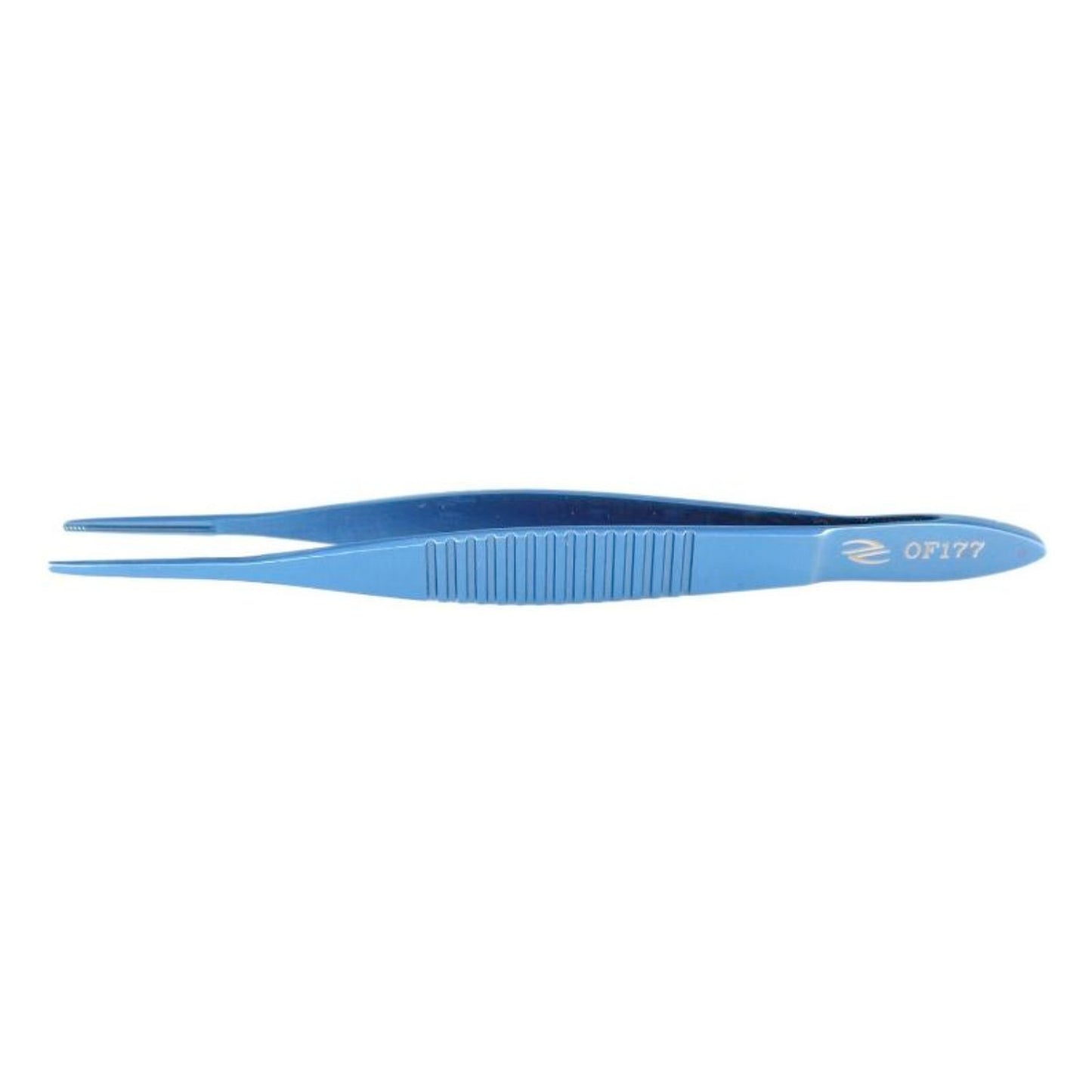 Pinza microquirúrgica Bonaccolto, recta, 104 mm, mango plano, titanio