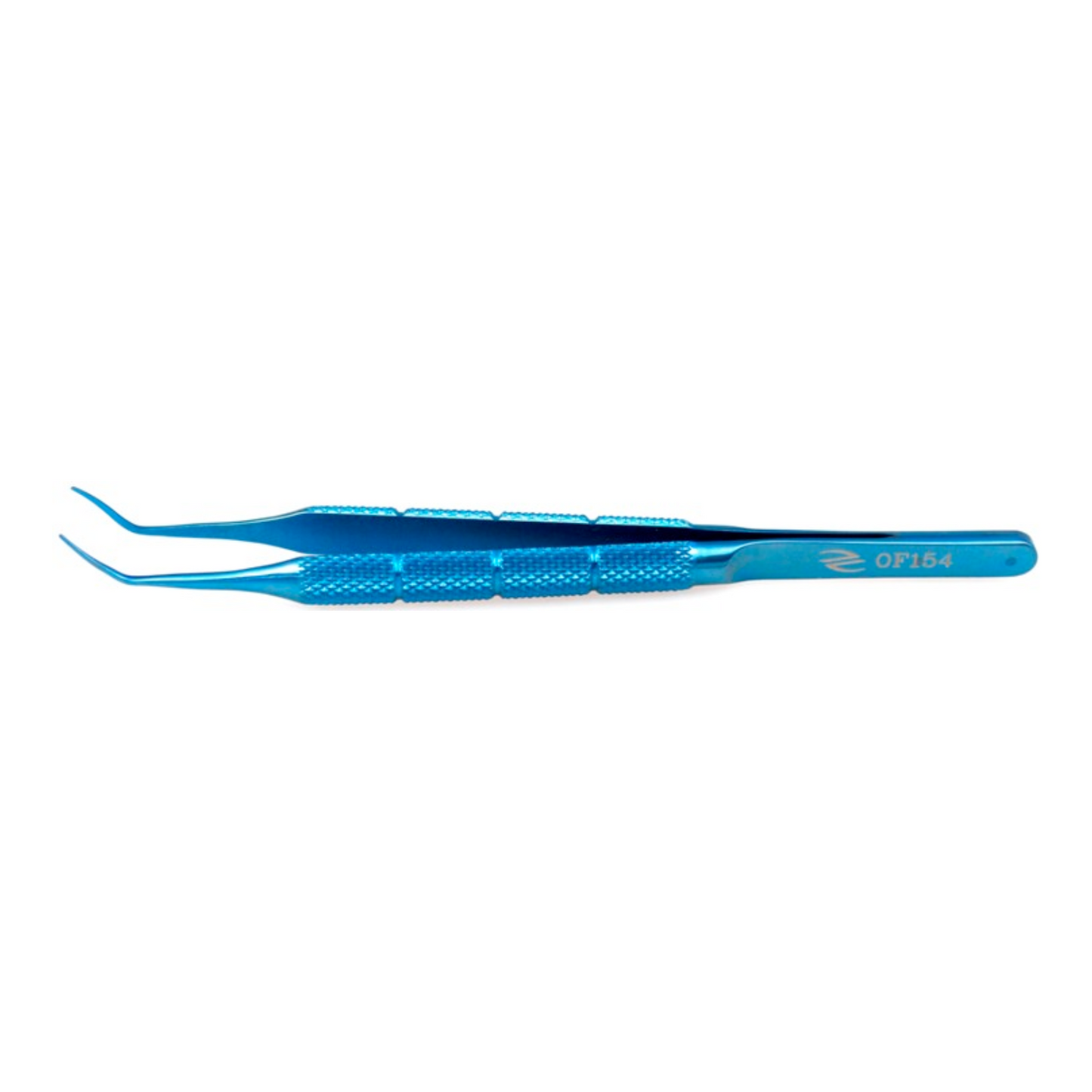 Pinza para LIO Burato angulada, titanio