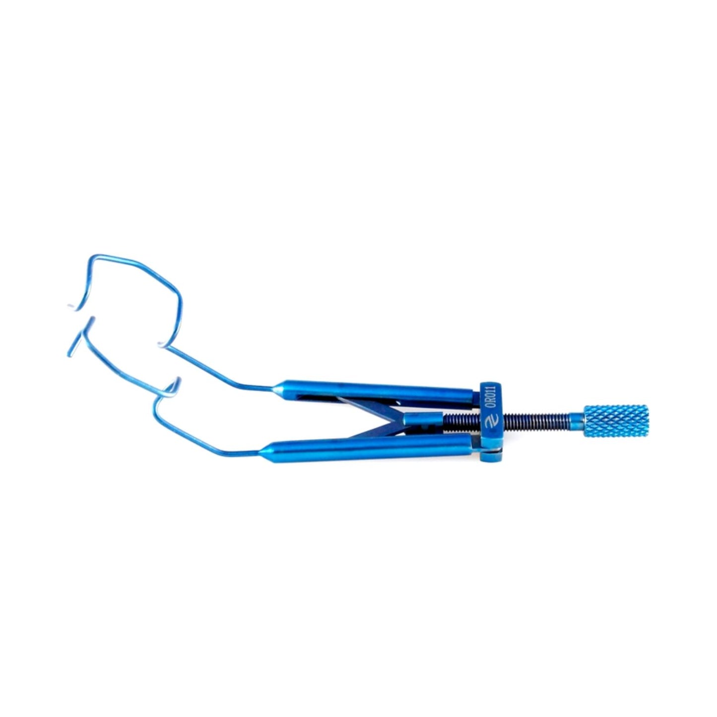 Blefaróstato Lieberman, ajustable con soporte de alambre abiertos de 16mm de acho, titanio