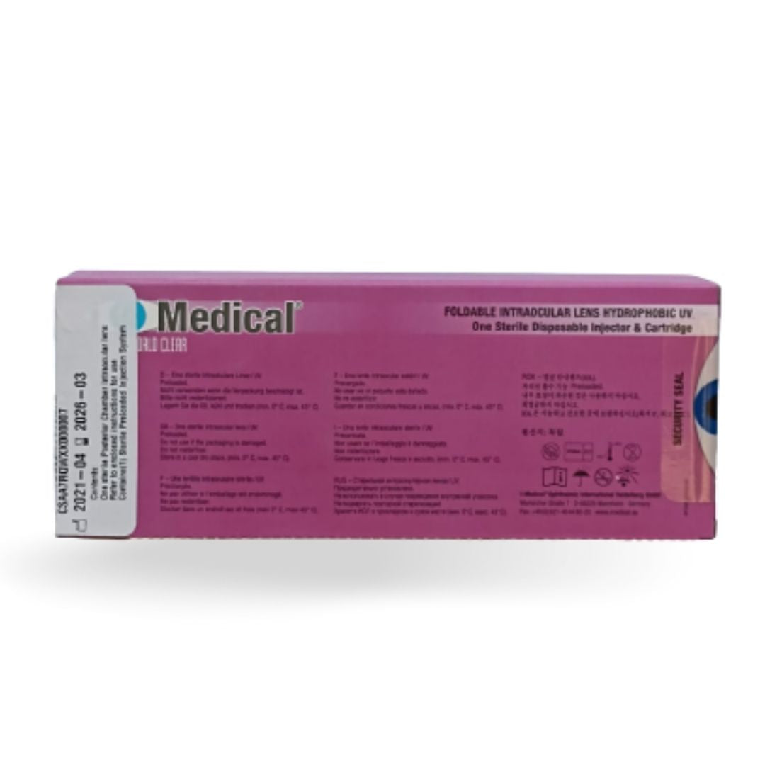 Lente intraocular flexible precargado de cámara posterior