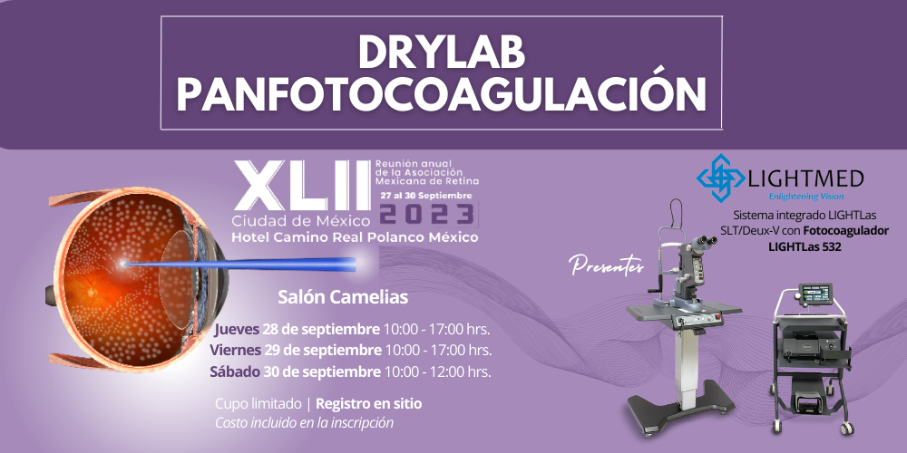 DryLab Panfotocoagulación durante XLII Reunión Anual de Retina