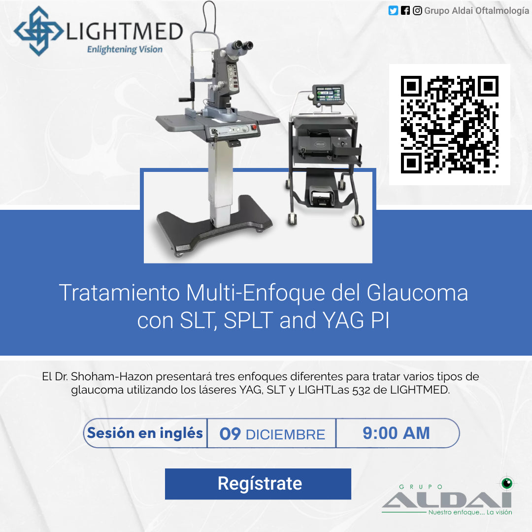 Tratamiento Multi-Enfoque del Glaucoma con SLT, SPLT and YAG PI