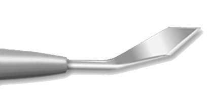 Cuchillete corte Faco 2.20 mm, angulado con bisel arriba, protección de hoja, desechable