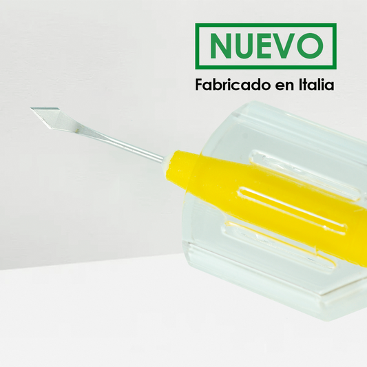 Cuchillete corte Faco 2.75 mm, angulado con bisel arriba, protección de hoja, desechable