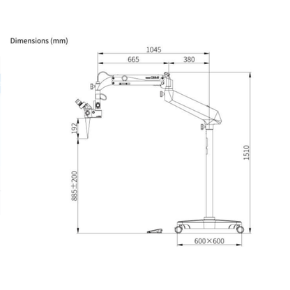 Microscopio Quirúrgico LED de Otorrinolaringología, TAKAGI