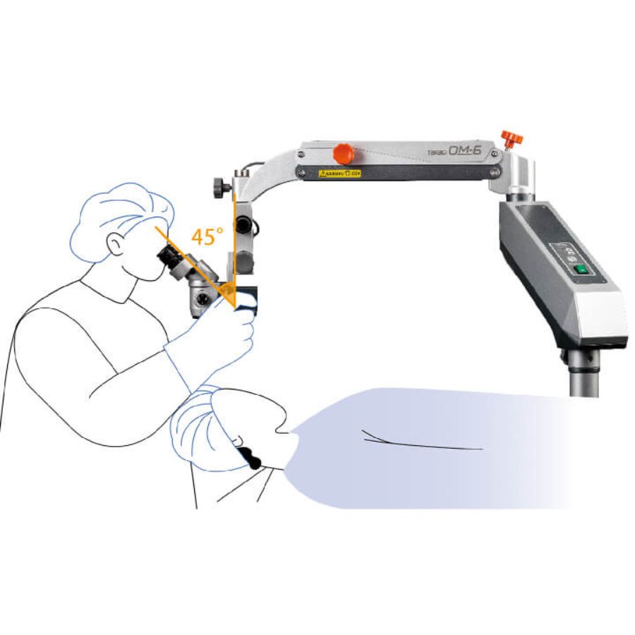 Microscopio Quirúrgico Oftalmológico Básico LED, OM6