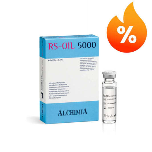 Aceite de silicón para taponamiento intraocular, RS-OIL 5000 cSt, vial 10 ml