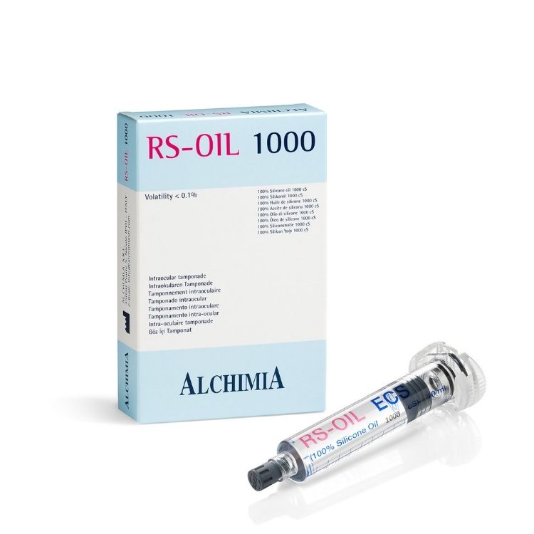 Aceite de silicón intraocular RS-OIL 1000 cs jeringa 10 ml