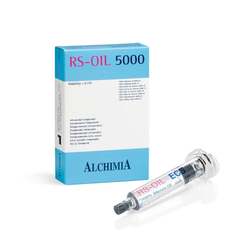 Aceite de silicón intraocular RS-OIL 5000 cs jeringa 10 ml