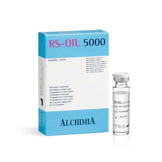 Aceite de Silicón para Taponamiento Intraocular, RS-OIL 5000 cSt, vial 10 ml